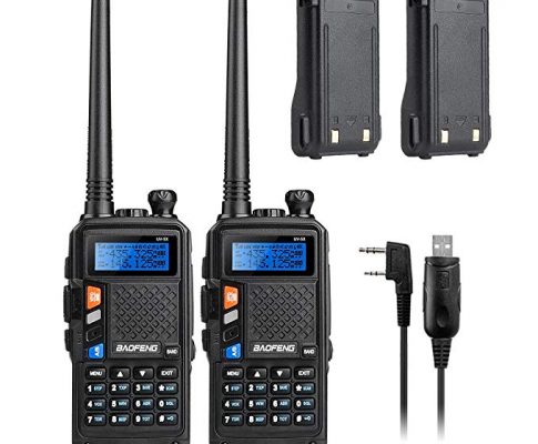 2 Set of BAOFENG UV-5X UHF+VHF Dual Band/Dual Watch Two-Way Radio + USB Program Cable Review