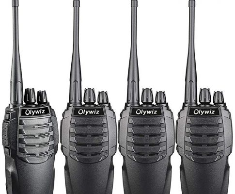 Walkie Talkies Two Way Radio Olywiz HTD826 Rechargeable Long Range 1800mAh Li-ion Battery UHF 406-470MHz 4 Pack Review